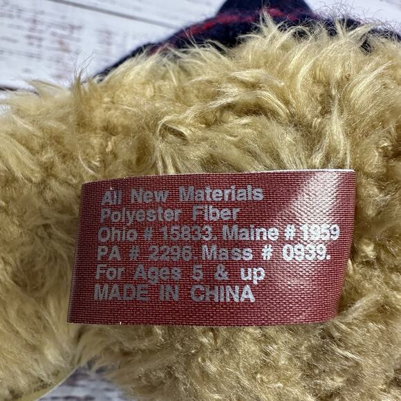 Brass Button Bear Premier Collection 1996 Tully The Bear of Joy Sweater and Cap - Picture 9 of 10